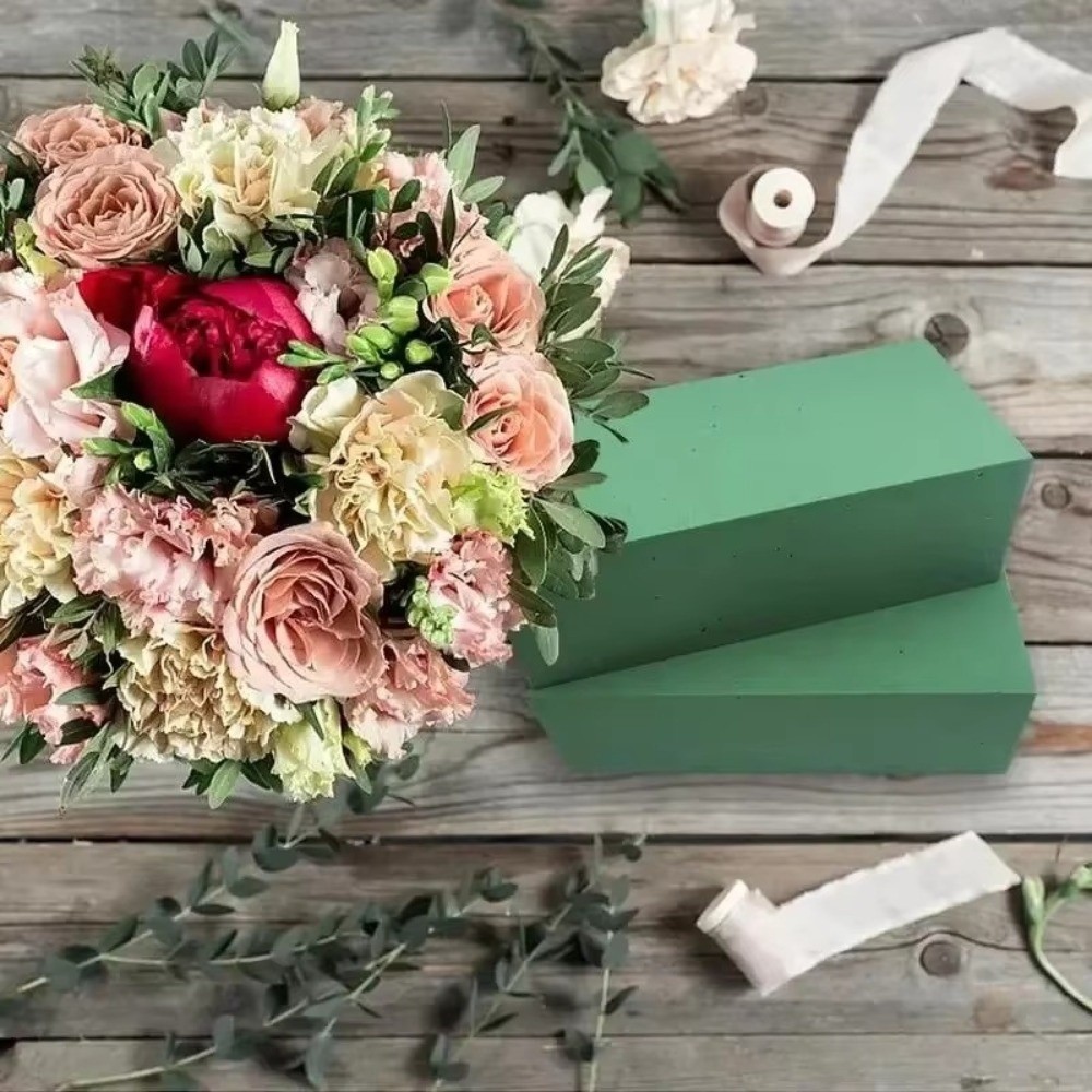 Bouquet Holder Foam - Espuma para Arranjos Florais Verde em